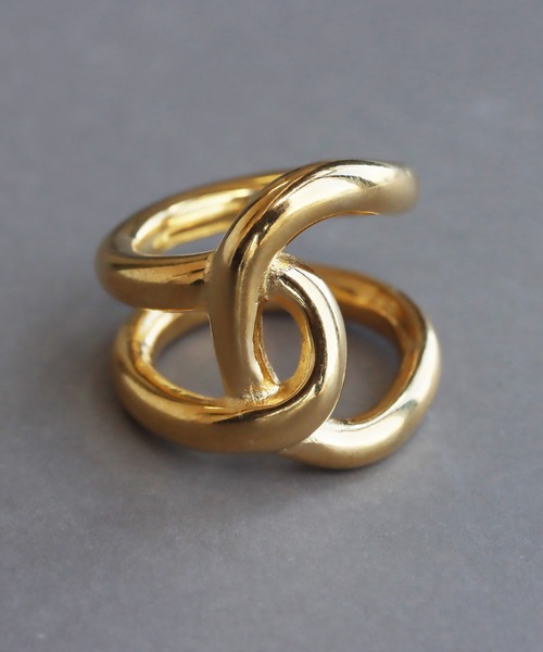 abaskdesign（アバスクデザイン）の「金属アレルギー対応  変形デザインリング（リング・レディース・シルバー/ゴールド・7号/13号/16号/9号/11号）」の13枚目の写真