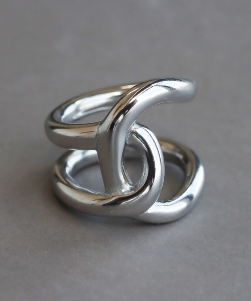 abaskdesign（アバスクデザイン）の「金属アレルギー対応  変形デザインリング（リング・レディース・シルバー/ゴールド・7号/13号/16号/9号/11号）」の14枚目の写真