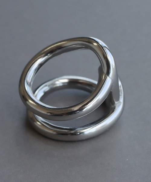 abaskdesign（アバスクデザイン）の「金属アレルギー対応  変形デザインリング（リング・レディース・シルバー/ゴールド・7号/13号/16号/9号/11号）」の15枚目の写真