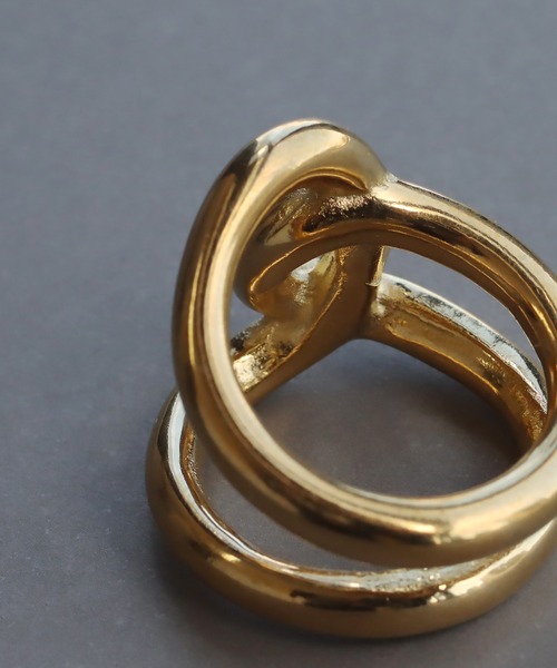 abaskdesign（アバスクデザイン）の「金属アレルギー対応  変形デザインリング（リング・レディース・シルバー/ゴールド・7号/13号/16号/9号/11号）」の16枚目の写真