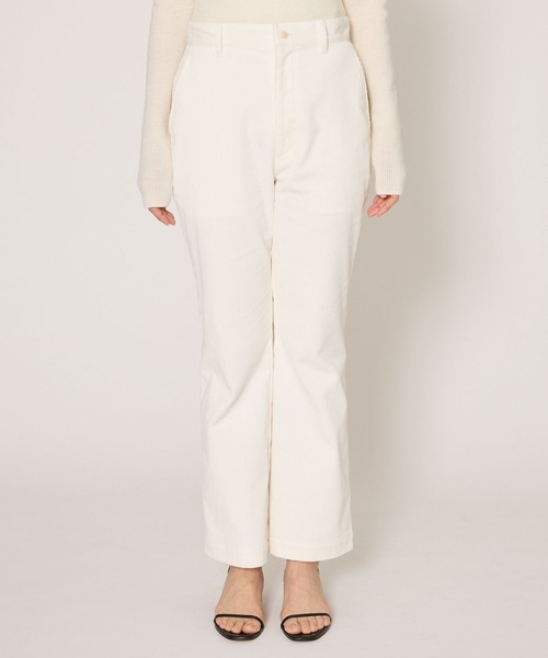 BABYLONE(バビロン)の「コーデュロイフレアパンツ(その他パンツ・レディース・グレー/オフホワイト・36inch/38inch)」の22枚目の写真