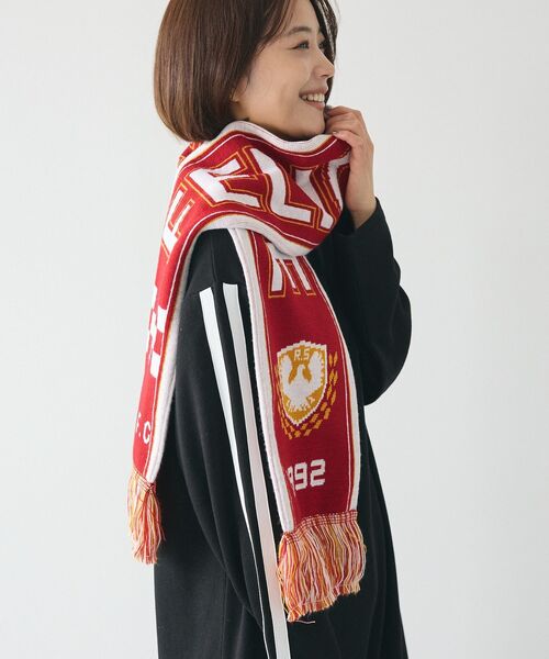 CRAFT STANDARD BOUTIQUE（クラフトスタンダードブティック）の「【ユニセックス】フットボールマフラー（マフラー・レディース・ブラック/ブルーグリーン/バーガンディー/ネイビー・FREE）」の9枚目の写真