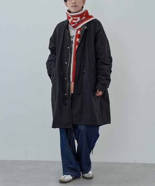 CRAFT STANDARD BOUTIQUE（クラフトスタンダードブティック）の「【ユニセックス】フットボールマフラー（マフラー・レディース・ブラック/ブルーグリーン/バーガンディー/ネイビー・FREE）」の11枚目の写真