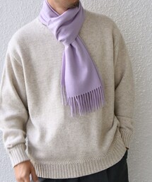 SHIPS any | SHIPS any: カシミヤ ソリッド マフラー 24FW◇(マフラー)