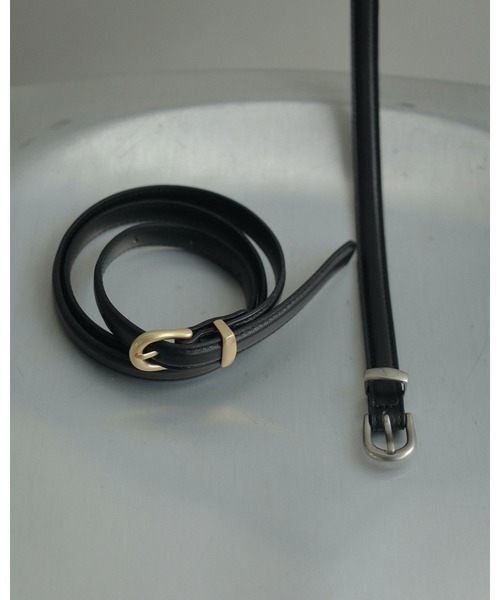 Thin Leather Belt（ベルト）｜anuke（アンヌーク）の