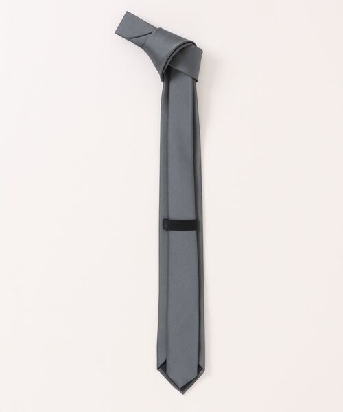 ARCHIVER(アーカイバ)の「サテンソリッドタイ(ネクタイ・メンズ・ホワイト/ブラウン/ブラック/チャコールグレー/ベージュ・FREE)」の10枚目の写真