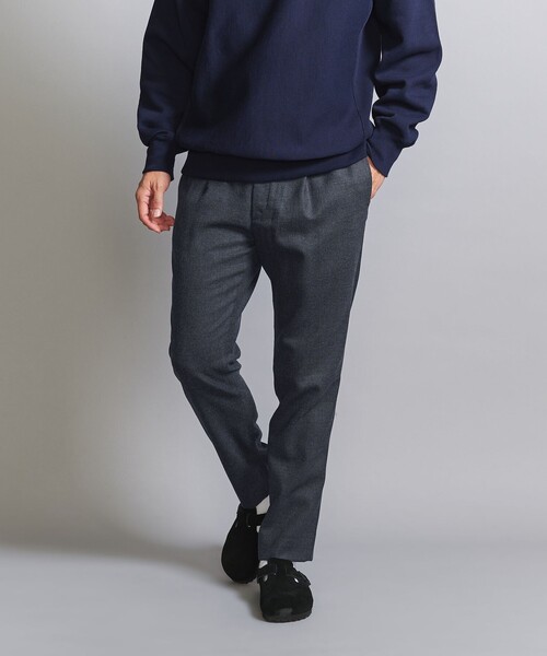 BEAUTY&YOUTH UNITED ARROWS（ビューティーアンドユースユナイテッドアローズ）の「フラノ イージー テーパード パンツ ‐ウォッシャブル‐（その他パンツ・メンズ・ブラック/ダークグリーン/ダークグレー/その他1/ダークブラウン・S/XL/L/M）」の3枚目の写真