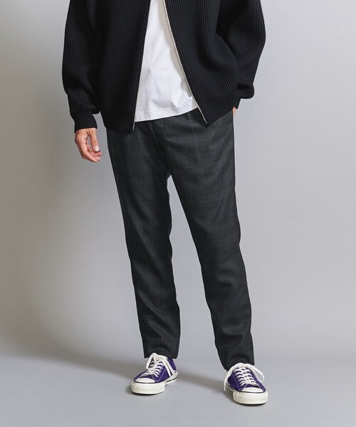 BEAUTY&YOUTH UNITED ARROWS（ビューティーアンドユースユナイテッドアローズ）の「フラノ イージー テーパード パンツ ‐ウォッシャブル‐（その他パンツ・メンズ・ブラック/ダークグリーン/ダークグレー/その他1/ダークブラウン・S/XL/L/M）」の6枚目の写真