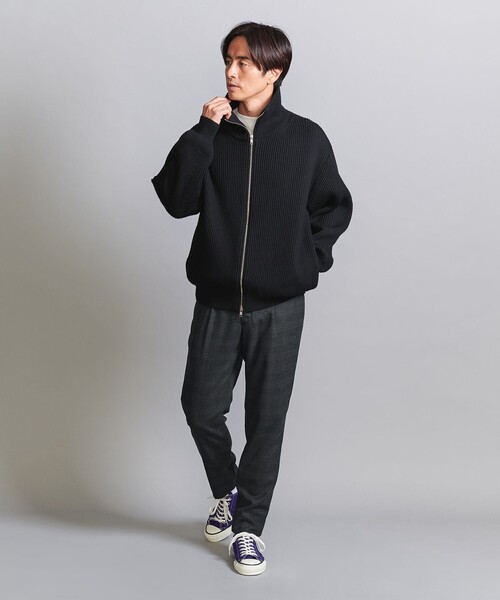 BEAUTY&YOUTH UNITED ARROWS（ビューティーアンドユースユナイテッドアローズ）の「フラノ イージー テーパード パンツ ‐ウォッシャブル‐（その他パンツ・メンズ・ブラック/ダークグリーン/ダークグレー/その他1/ダークブラウン・S/XL/L/M）」の8枚目の写真