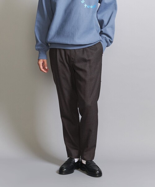 BEAUTY&YOUTH UNITED ARROWS（ビューティーアンドユースユナイテッドアローズ）の「フラノ イージー テーパード パンツ ‐ウォッシャブル‐（その他パンツ・メンズ・ブラック/ダークグリーン/ダークグレー/その他1/ダークブラウン・S/XL/L/M）」の13枚目の写真