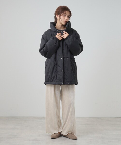 Cutie Blonde（キューティーブロンド）の「◆【S-LL】クラッシュベロア調 ランダムプリーツ イージーパンツ（その他パンツ・レディース・ブルー系その他/アイボリー/ブラウン系その他/チャコールグレー・01/02/03/04）」の19枚目の写真