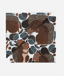 marimekko(}bR)Kurre / black brown lunch napkin(Lb`c[)