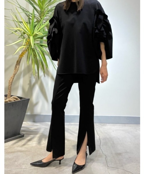 ◇ハイストレッチフロントスリットパンツ（その他パンツ）｜LE PHIL