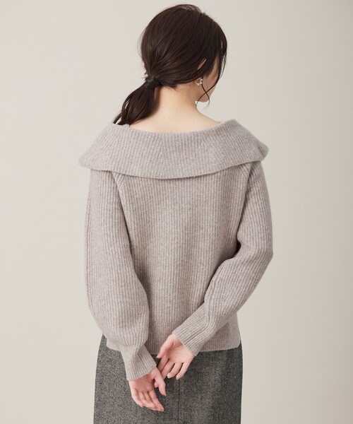 ANY SIS（エニィスィス）の「【洗える】オフショル ニット（ニット/セーター・レディース・黄土色系/アイボリー系/ライラック系・2）」の12枚目の写真