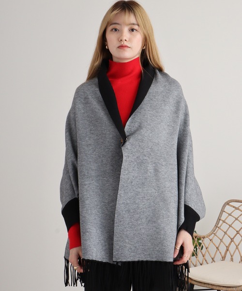 YONFA⭐︎ウールカシミヤリバージレ (charcoal gray) YONFA⭐︎ウールカシミヤリバージレ (charcoal gray)