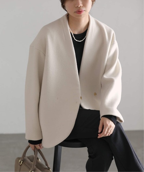 onit ウールボアリブパンツ