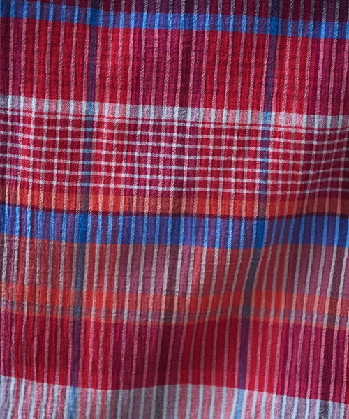 bulle de savon(ビュルデサボン)の「●BIG CHECK スカート(スカート・レディース・レッド/ブルー・FREE)」の10枚目の写真