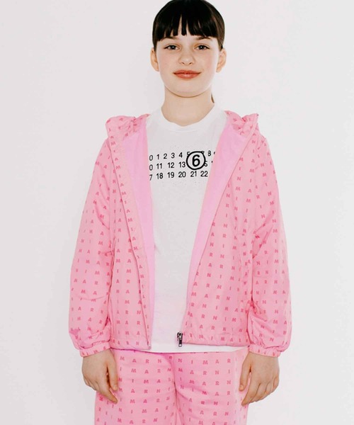 MARNI(マルニ)Kids & Junior ブランドロゴジップアップフードジャケット