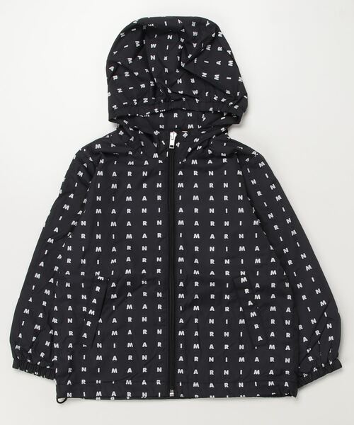 MARNI（マルニ）の「MARNI(マルニ)Kids & Junior ブランドロゴジップアップフードジャケット（マウンテンパーカー・キッズ・ブラック/ライトピンク・4Y/6Y/8Y/10Y/12Y/14Y）」の10枚目の写真