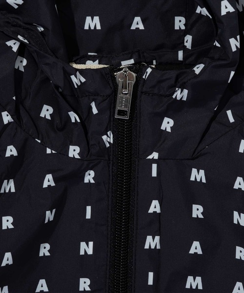 MARNI（マルニ）の「MARNI(マルニ)Kids & Junior ブランドロゴジップアップフードジャケット（マウンテンパーカー・キッズ・ブラック/ライトピンク・4Y/6Y/8Y/10Y/12Y/14Y）」の6枚目の写真