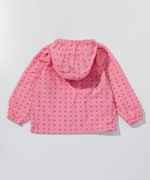 MARNI（マルニ）の「MARNI(マルニ)Kids & Junior ブランドロゴジップアップフードジャケット（マウンテンパーカー・キッズ・ブラック/ライトピンク・4Y/6Y/8Y/10Y/12Y/14Y）」の8枚目の写真