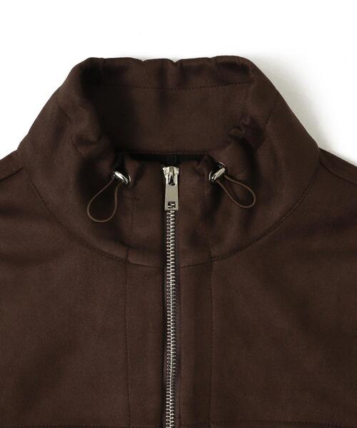 dispark（ディスパーク）の「DISPARK/フェイクスエードドロストネックブルゾン（ブルゾン・レディース・ブラウン/ベージュ・FREE）」の15枚目の写真