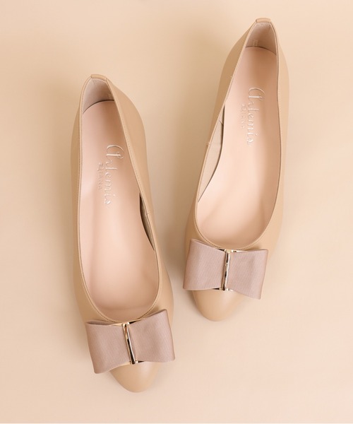 グログランリボン ローヒールパンプス（パンプス）｜artemis by DIANA
