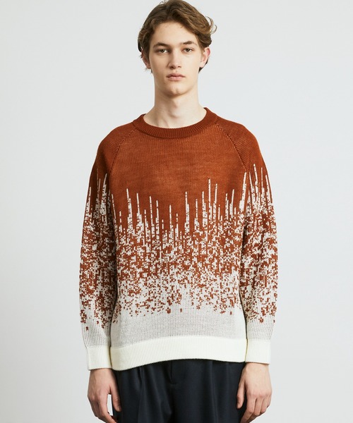 JUN & ROPE グラデーションドットセーター JUN & ROPE グラデーションドットセーター JUN & ROPE グラデーション