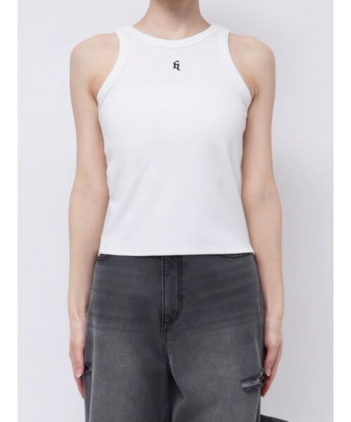 日本未入荷 MOSSA タンクトップ Mサイズ 25AW】BASICKS ベイシックス / Sheer Layered Tank-top / タンクトップ