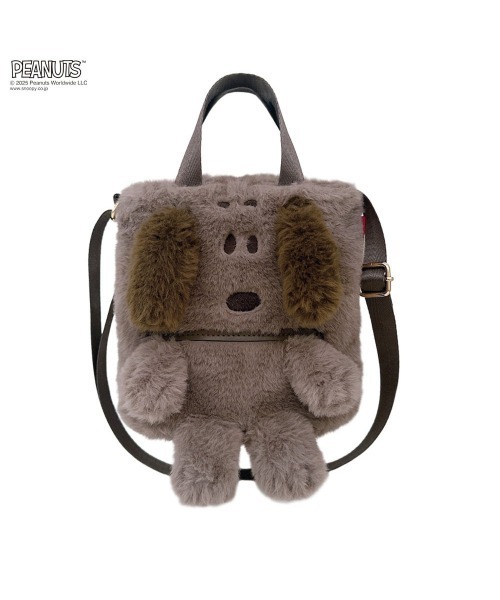 PEANUTS（ピーナッツ）の「ルートート / SNOOPY IP.BR.クリプティッドPEANUTS-9W（ショルダーバッグ・レディース・アイボリー/ベージュ/ホワイト系その他/ブラウン系その他・FREE）」の3枚目の写真