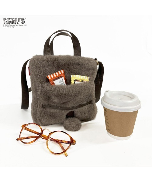 PEANUTS（ピーナッツ）の「ルートート / SNOOPY IP.BR.クリプティッドPEANUTS-9W（ショルダーバッグ・レディース・アイボリー/ベージュ/ホワイト系その他/ブラウン系その他・FREE）」の18枚目の写真