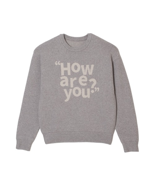 FCMM(エフシーエムエム)の「【日本限定】HOW ARE YOU KNIT/ハウアーユーニット(ニット/セーター・レディース・グレー/ネイビー/ライトブルー・SMALL/MEDIUM)」の1枚目の写真
