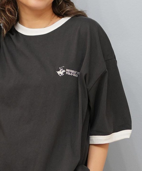 ムラサキスポーツ（ムラサキスポーツ）の「BEVERY HILLS P.C/ビバリーヒルズポロクラブ ﾑﾈﾜﾝﾎﾟｲﾝﾄｼｼｭｳTｼｬﾂ Tシャツ 5222-8753（Tシャツ/カットソー・レディース・ブラック系その他/ホワイト系その他2/ブラック系その他2/ホワイト系その他・M）」の20枚目の写真