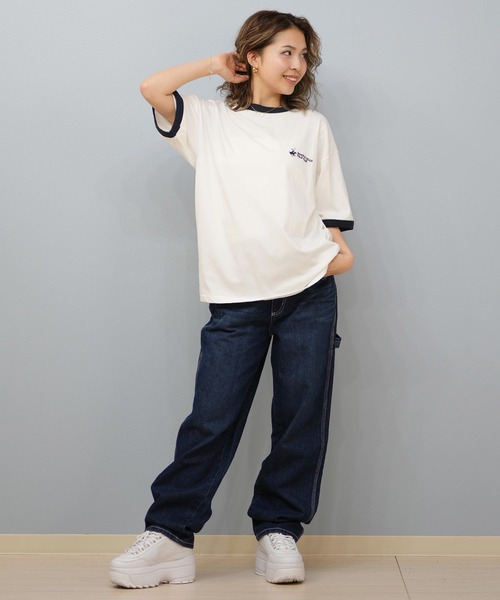 ムラサキスポーツ（ムラサキスポーツ）の「BEVERY HILLS P.C/ビバリーヒルズポロクラブ ﾑﾈﾜﾝﾎﾟｲﾝﾄｼｼｭｳTｼｬﾂ Tシャツ 5222-8753（Tシャツ/カットソー・レディース・ブラック系その他/ホワイト系その他2/ブラック系その他2/ホワイト系その他・M）」の10枚目の写真