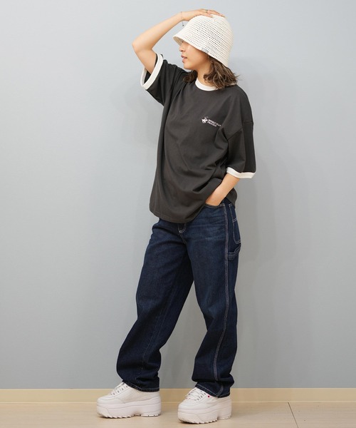 ムラサキスポーツ（ムラサキスポーツ）の「BEVERY HILLS P.C/ビバリーヒルズポロクラブ ﾑﾈﾜﾝﾎﾟｲﾝﾄｼｼｭｳTｼｬﾂ Tシャツ 5222-8753（Tシャツ/カットソー・レディース・ブラック系その他/ホワイト系その他2/ブラック系その他2/ホワイト系その他・M）」の18枚目の写真