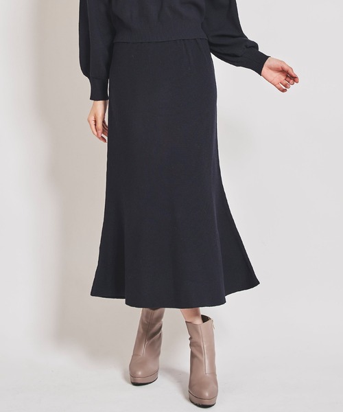 ブローチ付きニットセットアップ（ワンピース）｜31 Sons de mode（トランテアン ソン ドゥ モード） pattayablatt.com