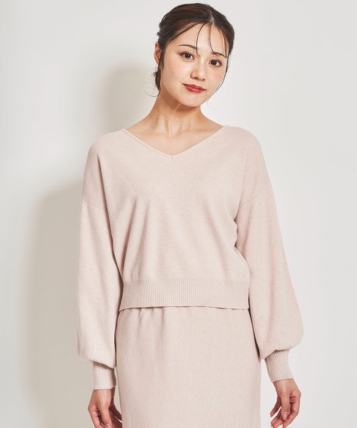 ブローチ付きニットセットアップ（ワンピース）｜31 Sons de mode（トランテアン ソン ドゥ モード） pattayablatt.com