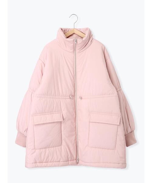 ehka sopo（エヘカソポ）の「中綿スキージャケット（ノーカラージャケット・レディース・サックスブルー/ピンク/キナリ・F）」の18枚目の写真