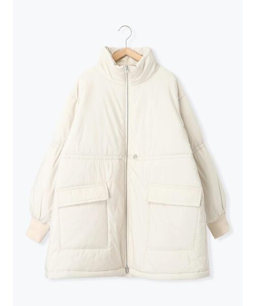 ehka sopo（エヘカソポ）の「中綿スキージャケット（ノーカラージャケット・レディース・サックスブルー/ピンク/キナリ・F）」の19枚目の写真