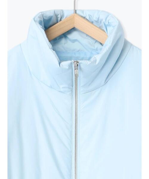 ehka sopo（エヘカソポ）の「中綿スキージャケット（ノーカラージャケット・レディース・サックスブルー/ピンク/キナリ・F）」の10枚目の写真