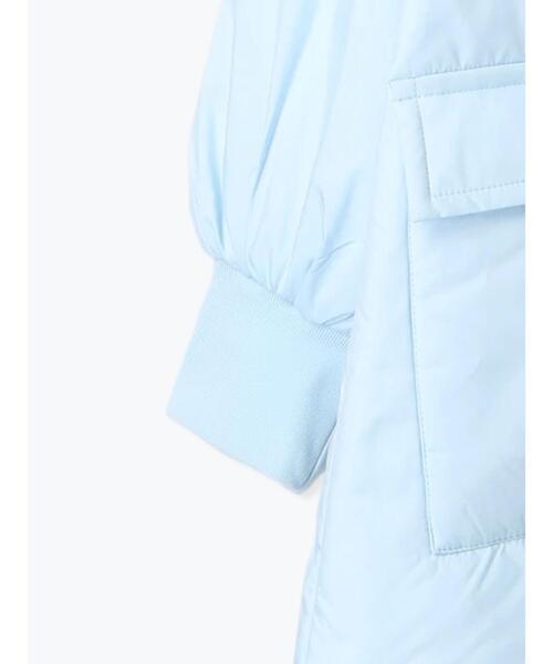 ehka sopo（エヘカソポ）の「中綿スキージャケット（ノーカラージャケット・レディース・サックスブルー/ピンク/キナリ・F）」の11枚目の写真