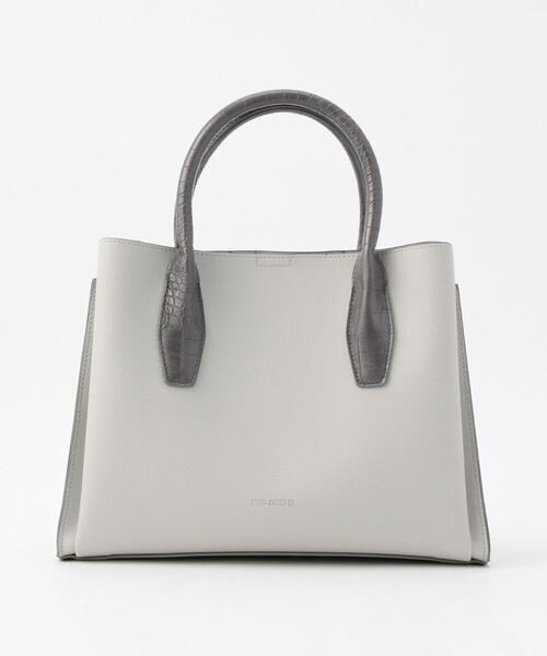 MONO　COMME CA（モノコムサ）の「型押しハンドルバッグ（ハンドバッグ・レディース・ダークグレー/ブラック/グレー・FREE）」の15枚目の写真