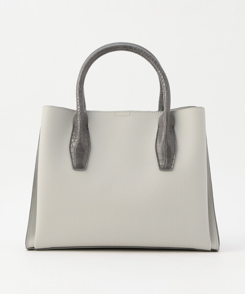 MONO　COMME CA（モノコムサ）の「型押しハンドルバッグ（ハンドバッグ・レディース・ダークグレー/ブラック/グレー・FREE）」の16枚目の写真