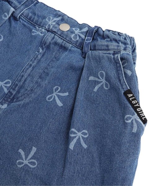 algy(アルジー)の「ソウガラタックボリュームワイドパンツ(デニムパンツ・キッズ・ブルー・XX-SMALL/X-SMALL/MEDIUM/SMALL)」の10枚目の写真