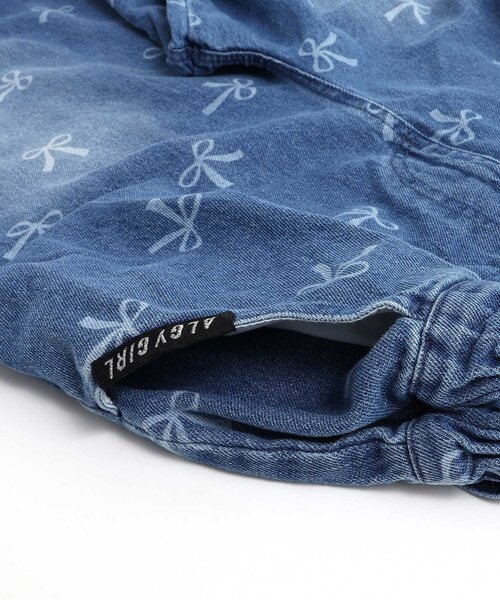 algy(アルジー)の「ソウガラタックボリュームワイドパンツ(デニムパンツ・キッズ・ブルー・XX-SMALL/X-SMALL/MEDIUM/SMALL)」の11枚目の写真