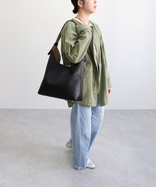 MIAN （ミアン）の「ワンショルダーバッグ（ショルダーバッグ・レディース・アイボリー/ブラック/モカ・FREE）」の4枚目の写真