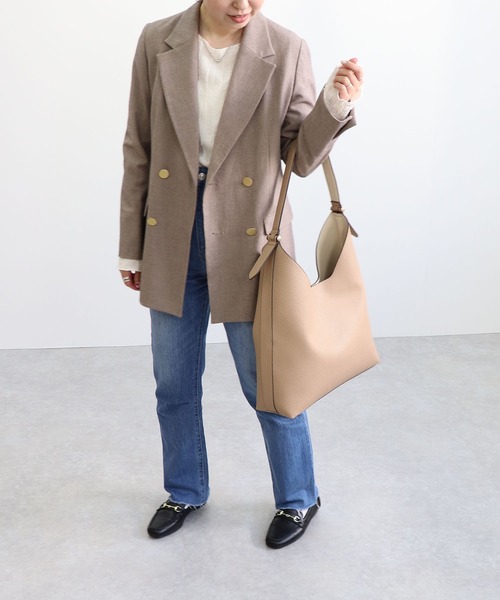 MIAN （ミアン）の「ワンショルダーバッグ（ショルダーバッグ・レディース・アイボリー/ブラック/モカ・FREE）」の21枚目の写真