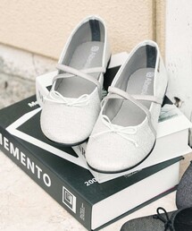 ALBEROLA（アルベローラ）の「Alberola × FREAK'S STORE/アルベローラ 別注 リボン付きフラットシューズ ラメ（スニーカー）」