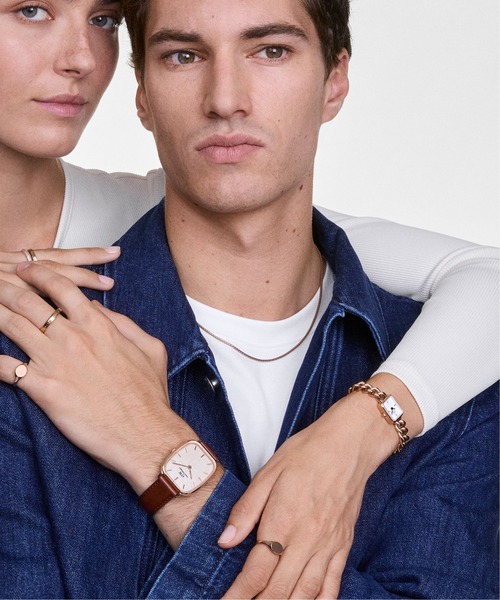 Daniel Wellington(ダニエルウェリントン)の「Jolie Chain 15.4x18.2MM ローズゴール/ゴールド/シルバー(アナログ腕時計・レディース・シルバー/イエローゴールド/ピンクゴールド・ONE SIZE)」の4枚目の写真