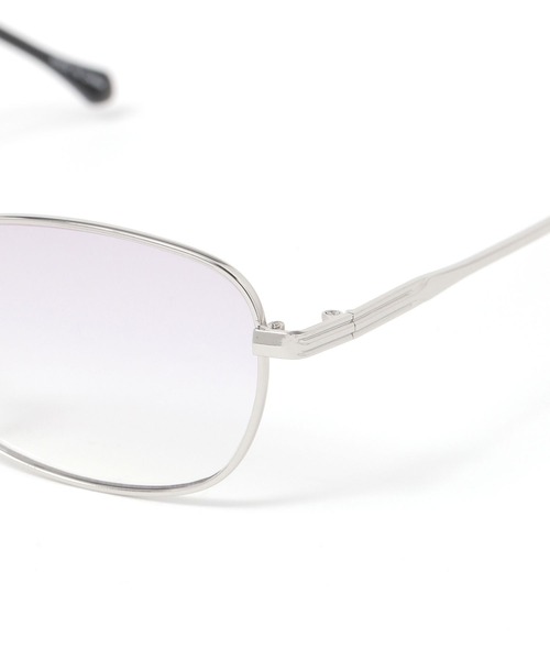 niko and...（ニコアンド）の「オリジナルメタルスクエア伊達メガネ＆サングラス（メガネ・レディース・スモーク/グレー・FREE）」の12枚目の写真